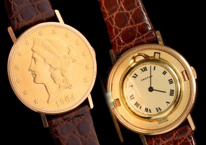 Wrist Watch Crafted from a $20 Gold Double Eagle