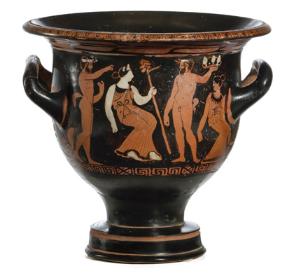 Antiquities Including This 4th Century B.C. Apulian Red Figure Bell Krater