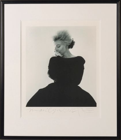 Bert Stern, Marilyn Monroe in Black Dior Dress