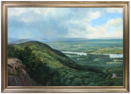 The Oxbow As Seen From Mt Holyoke 60 x 80 Inches Honorable Mention ARC 8th International Salon Competition Mark Flickinger (B. 1965)