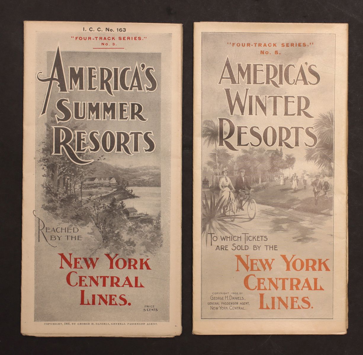 1901 AND 1902 NYC RR FOUR TRACK SERIES WITH MAPS