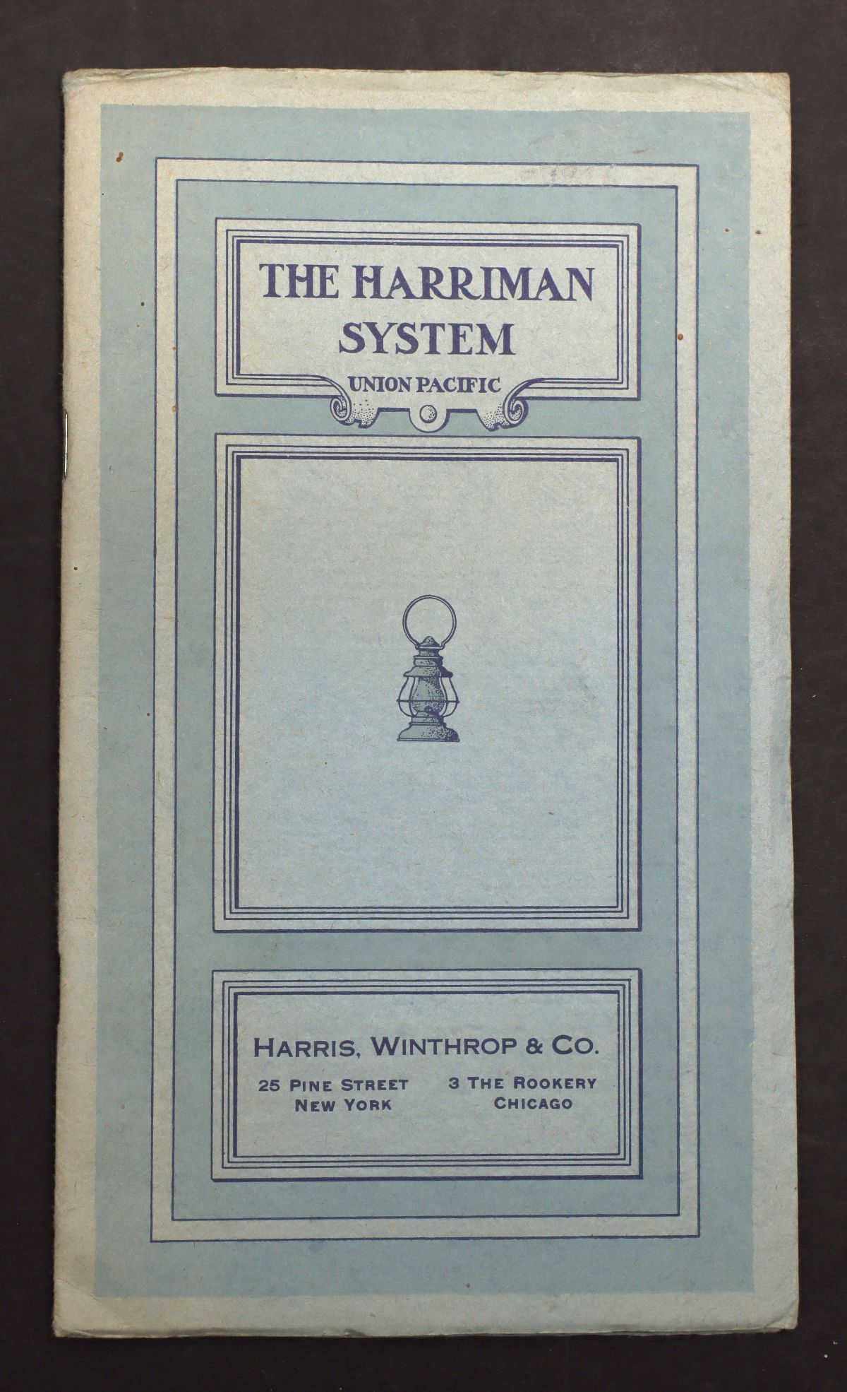 A UNION PACIFIC 'HARRIMAN SYSTEM' BOOK WITH MAP