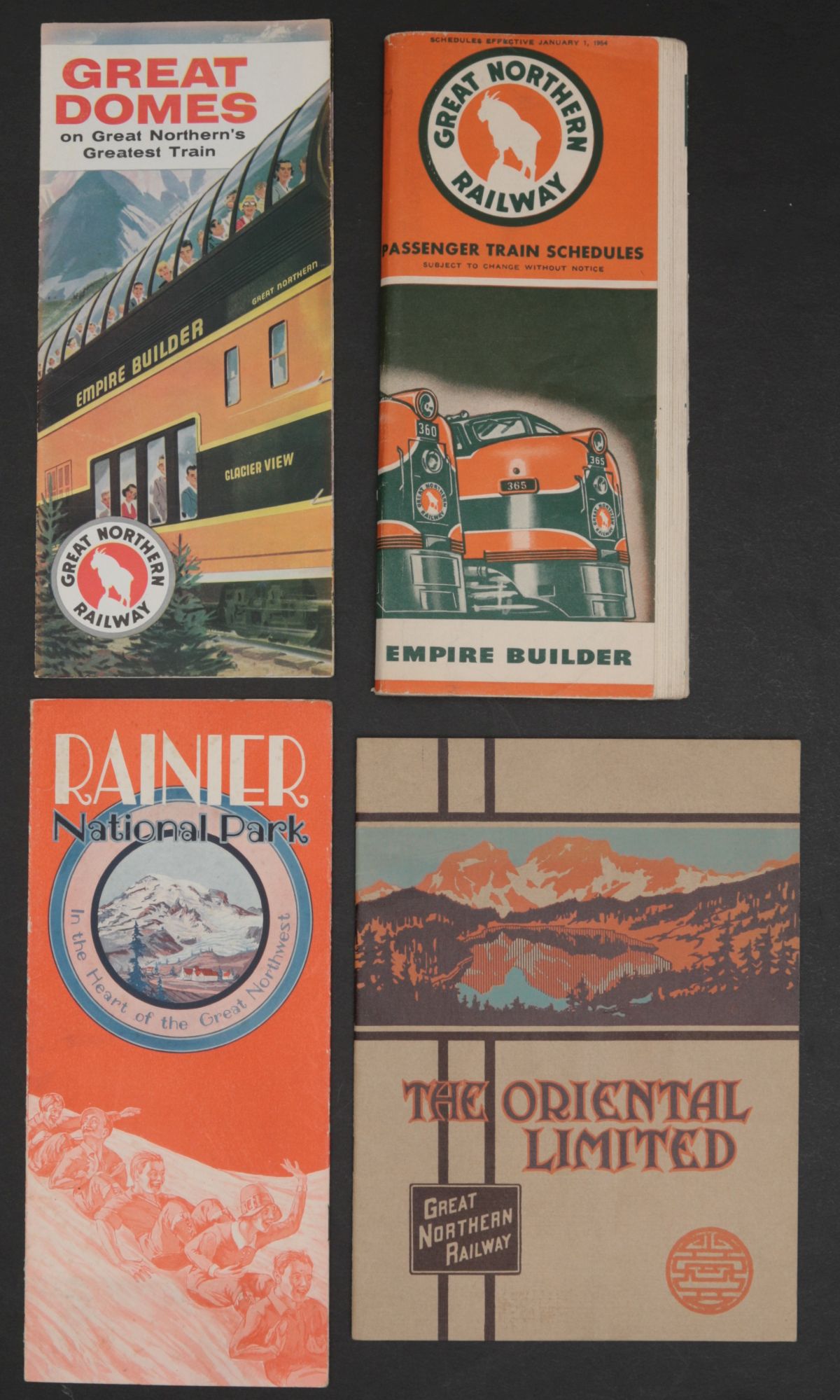 30 PIECES GREAT NORTHERN & CANADIAN PACIFIC RR EPHEMERA
