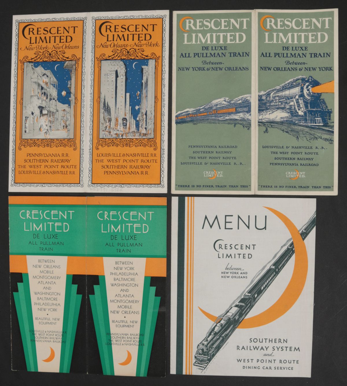 COLLECTION OF SOUTHERN RAILWAY SYSTEM RR EPHEMERA