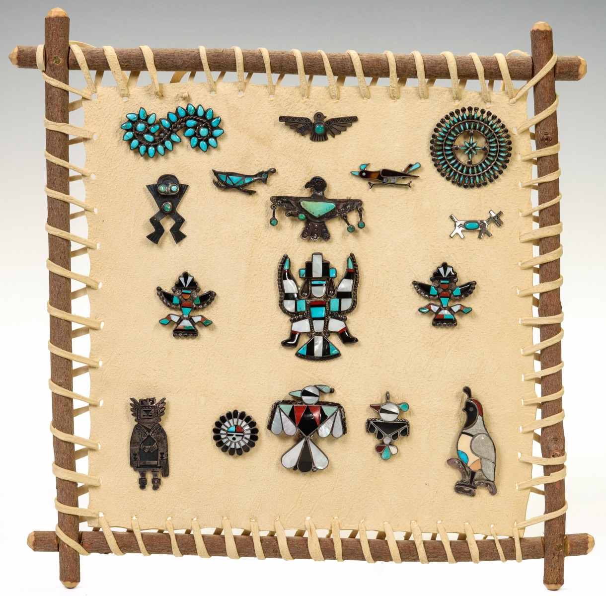 A COLLECTION OF ZUNI AND OTHER NATIVE AMERICAN JEWELRY