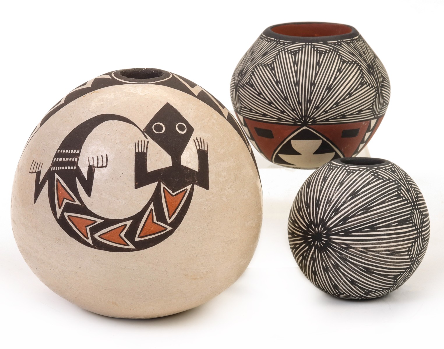 EMMA LEWIS, JAY VALLO AND OTHER ACOMA POTTERY