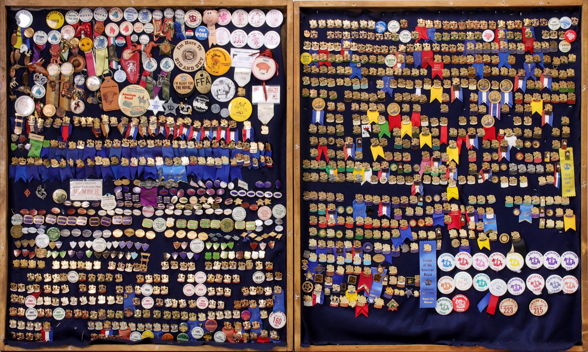 A COLLECTION OF AMERICAN ROYAL PINS AND BADGES TO 1905
