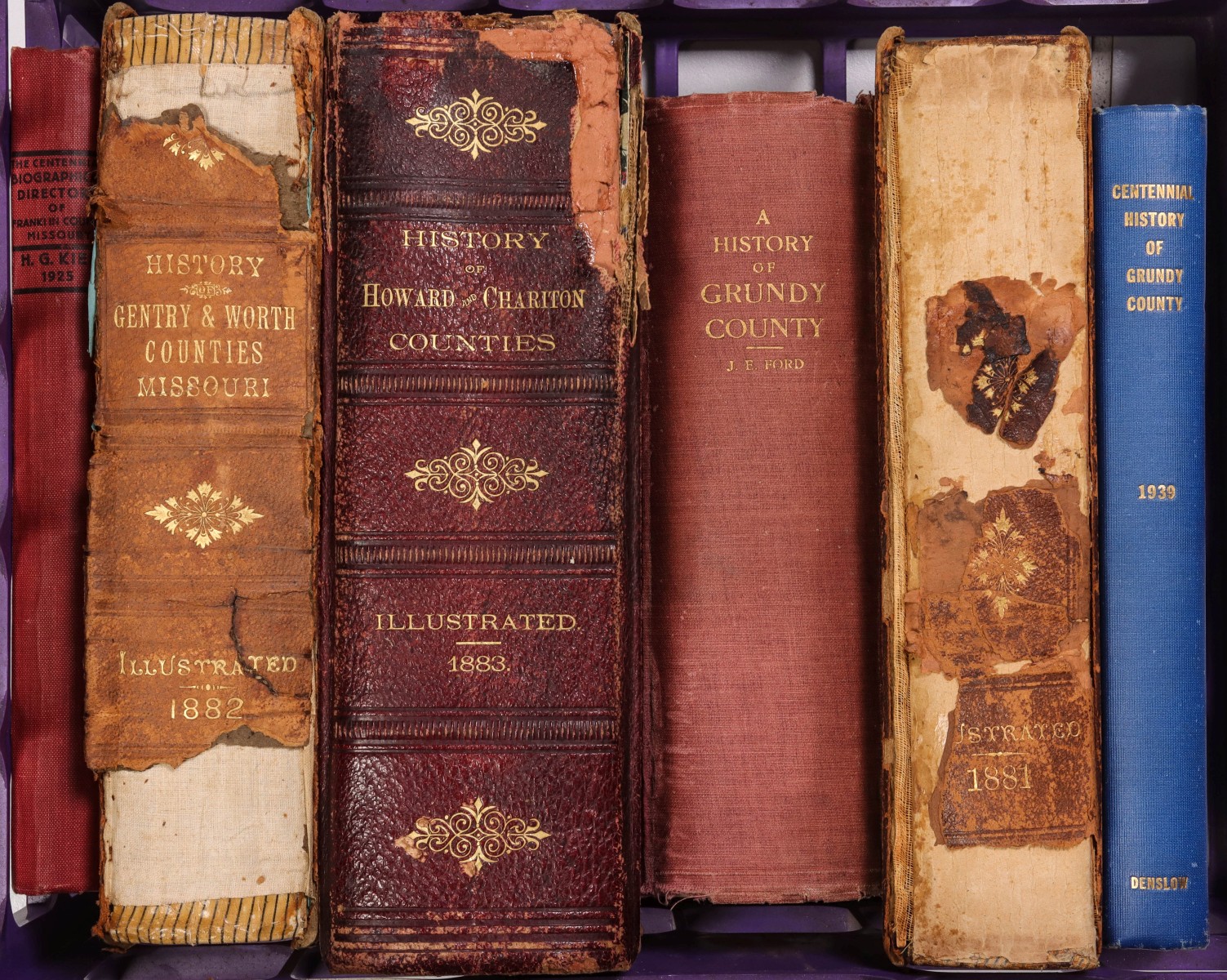 A COLLECTION OF MISSOURI COUNTY HISTORY BOOKS
