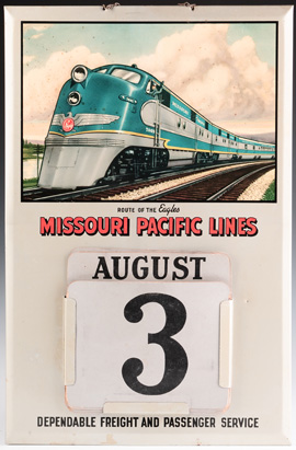 Missouri Pacific Lines Calendar
