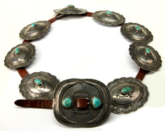Navajo Jewelry and Conchas