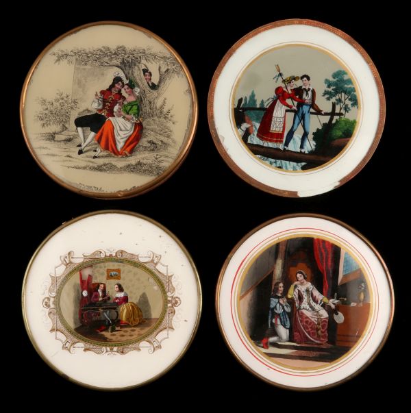 A Sample of the 19th Century French Dragees Candy Box Collection
