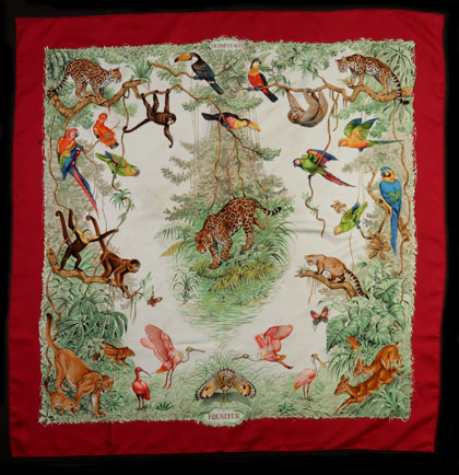 A Collection of Hermes Scarves