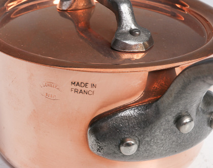 A Large Collection of Mauviel M. Heritage Copper Cookware
