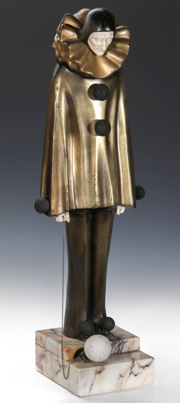 Roland Paris (German 1894‑1945) Bronze with Ivory, Missouri Residents Only