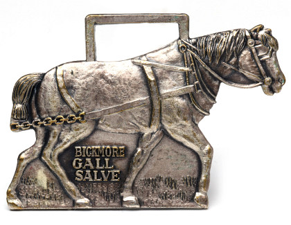 Horseshoe Saddlery, Hames Harness and Remedy Advertising Objects