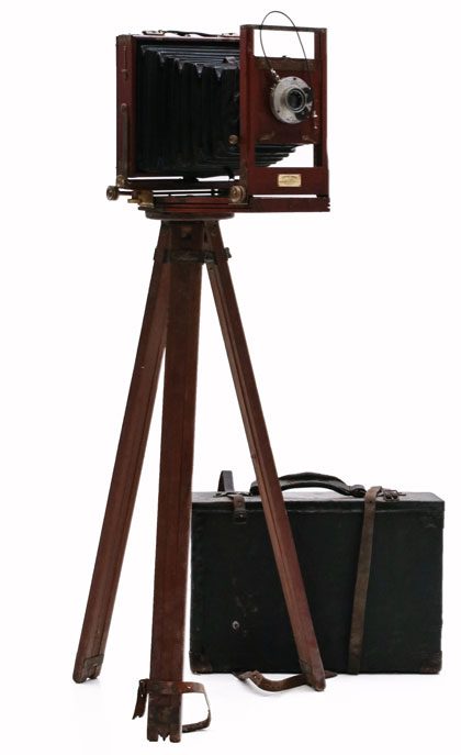19th C. Mahogany Field Cameras from a Kansas Photographer