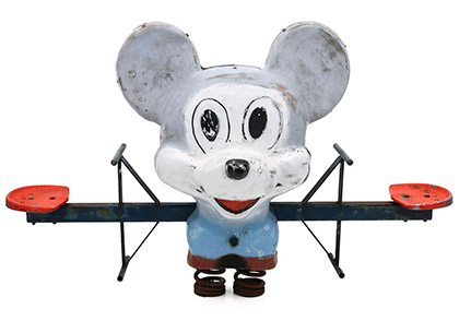 Vintage Mickey Mouse Playground Ride