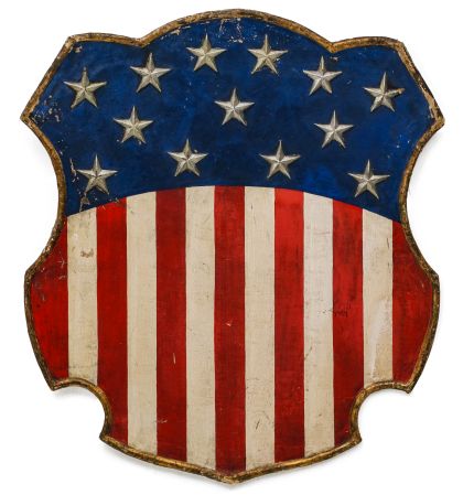 A Folk Art Centennial Shield