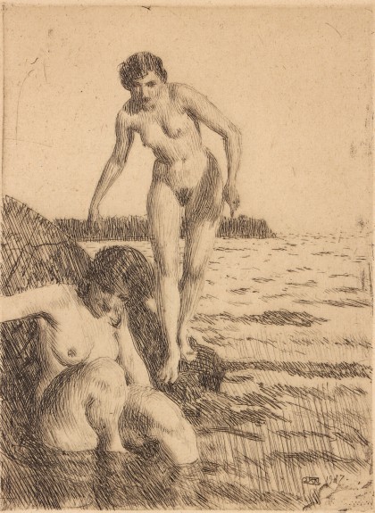 Anders Zorn (1860‑1920) Pencil Signed Etching