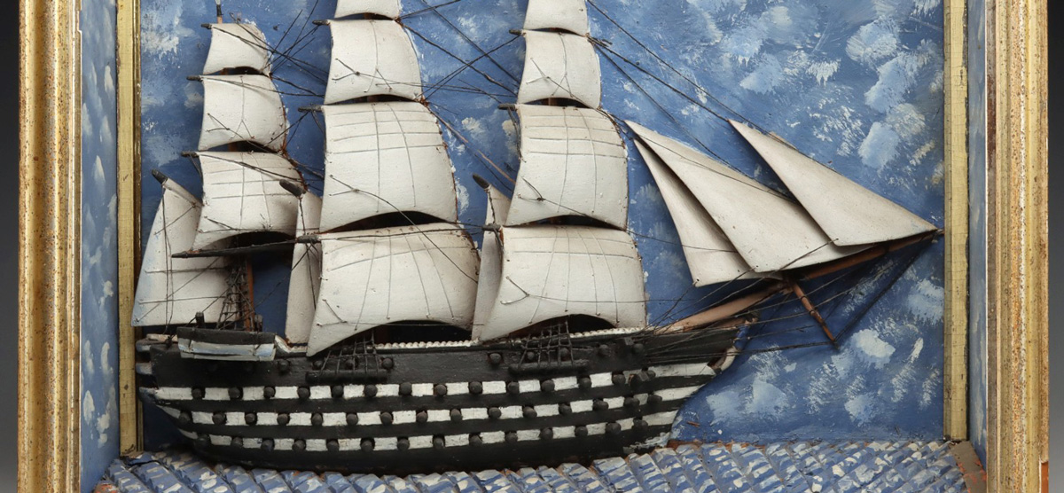 Folk Art Ship Dioramas