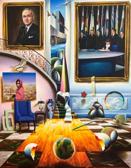 Fernando De Jesus OliveiraOil On Canvas for the United Nations and Truman Library