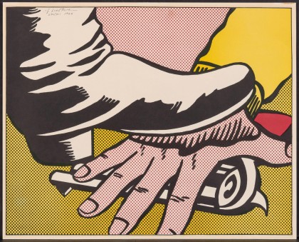 Roy Lichtenstein (1923‑1997) Pencil Signed Lithograph, Dated 1964