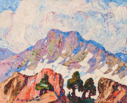 Birger Sandzen (1871‑1954)Study from the Rocky Mountain National Park, 1922