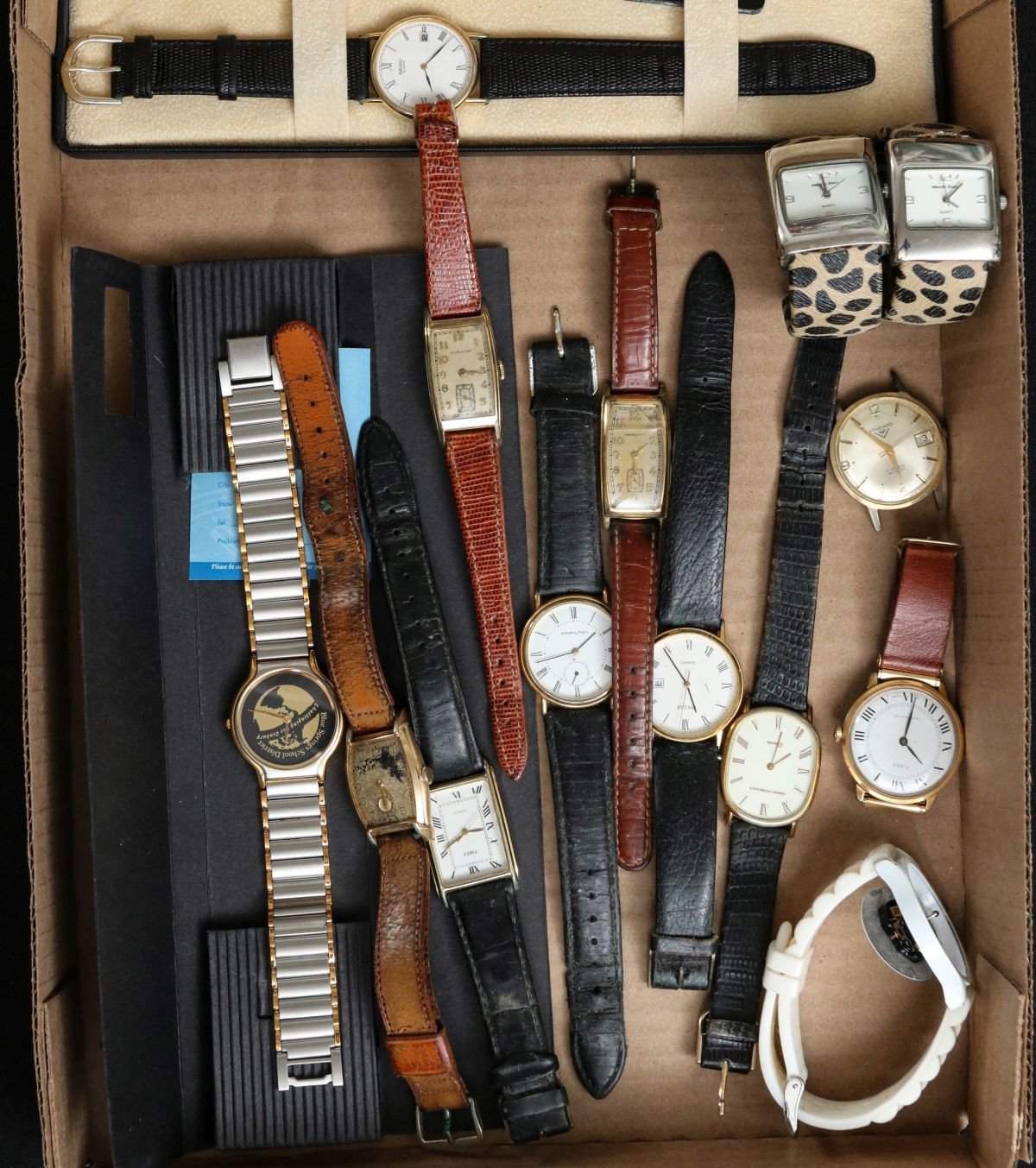 A COLLECTION WRIST WATCHES OLD AND NEW
