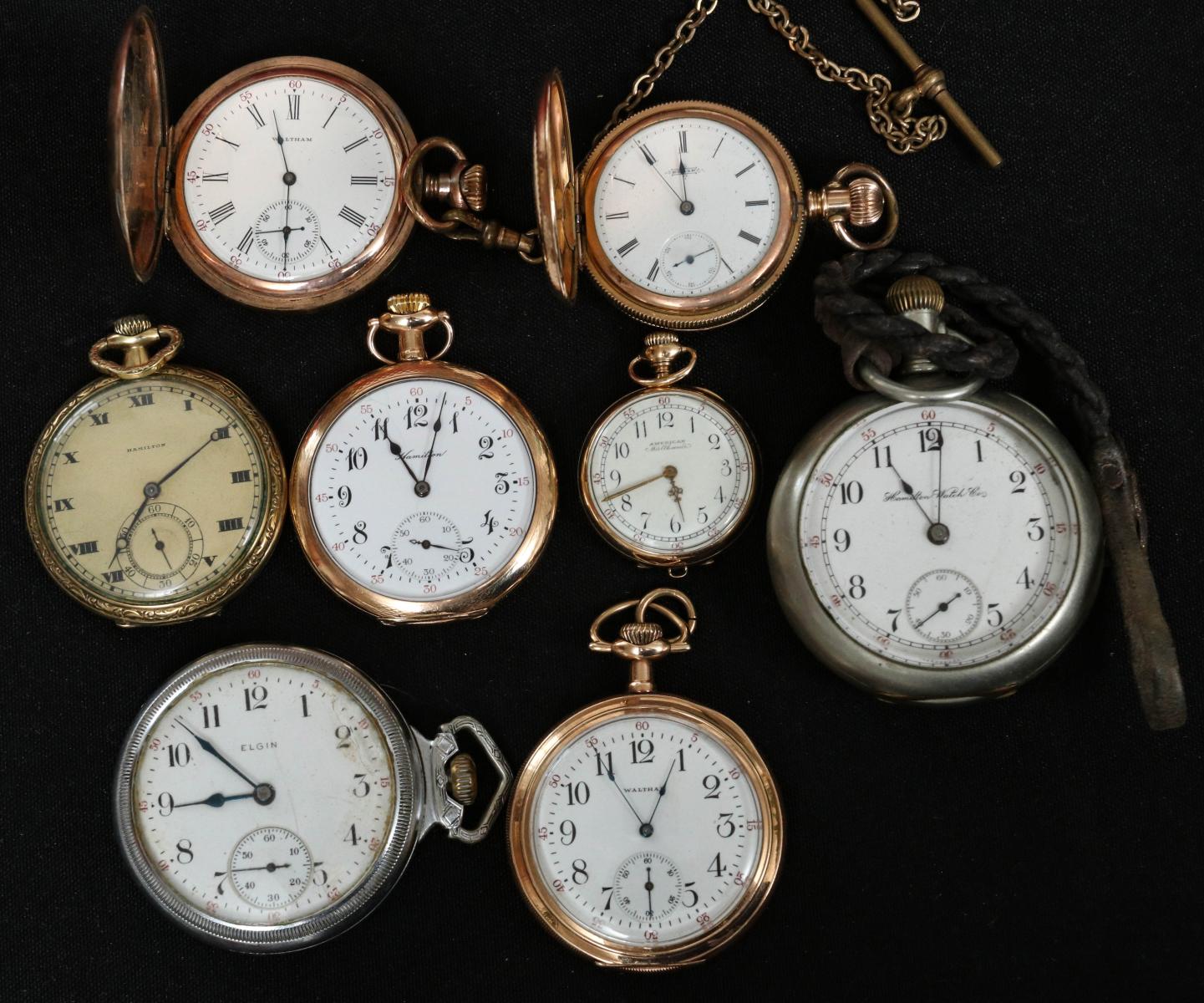 A COLLECTION OF ANTIQUE POCKET WATCHES