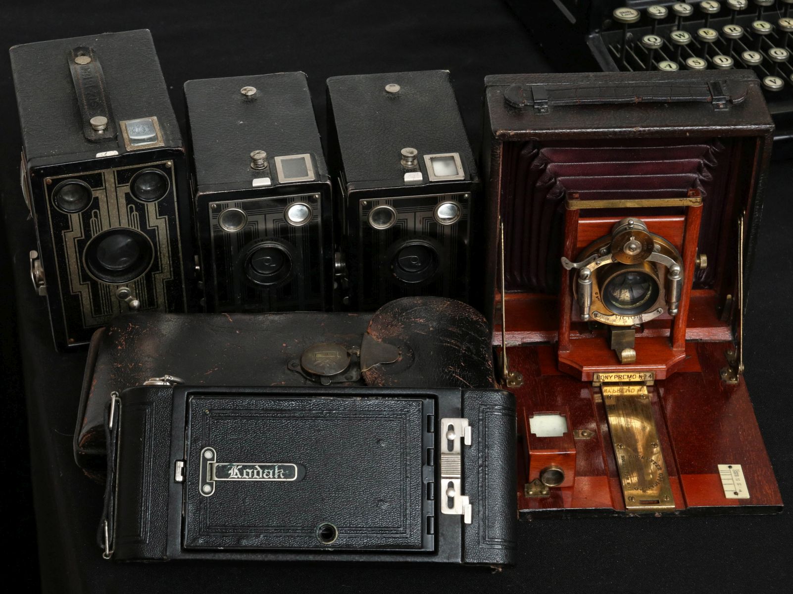 PONY PREMO AND OTHER ANTIQUE CAMERAS