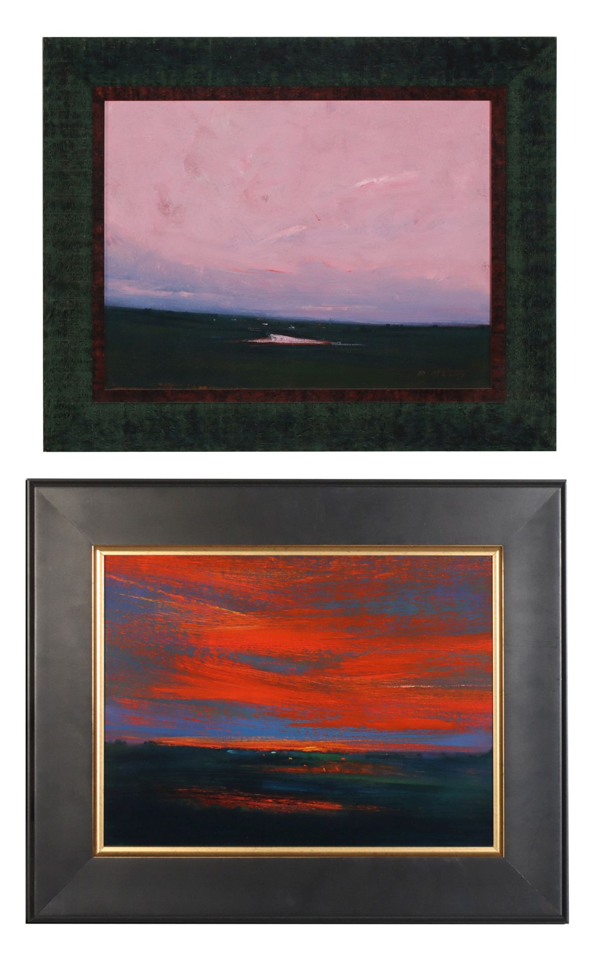 DAVID MELBY (1942-2014) OIL ON ARTIST'S BOARD