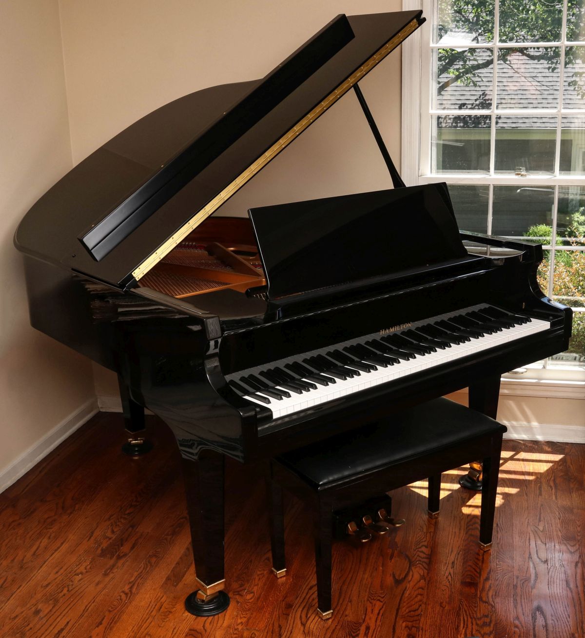 A HAMILTON by BALDWIN MODEL H399 BABY GRAND PIANO