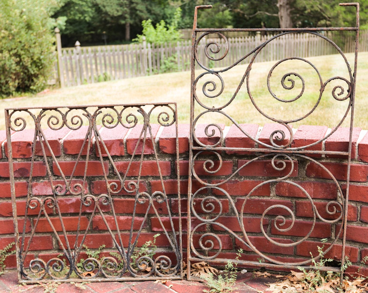 NICE SECTIONS OF ORNATE WROUGHT IRON