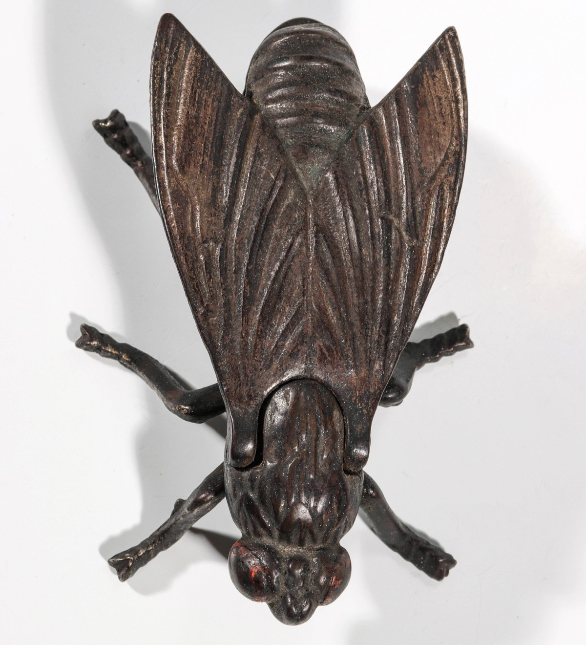 CAST IRON WINGED INSECT STOVE TOP MATCH SAFE