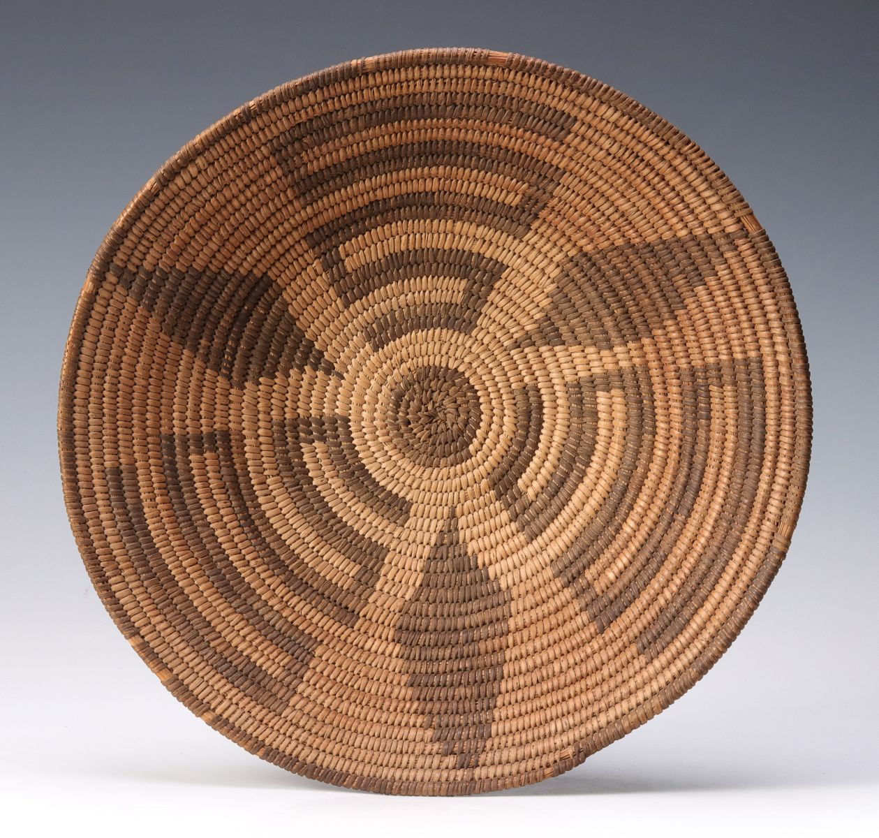 A PIMA INDIAN BASKETRY TRAY