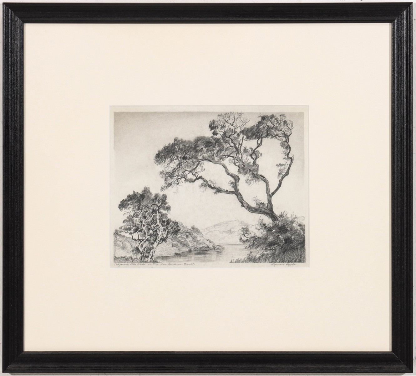 LYMAN BYXBE (1886-1980) GRAPHITE DRAWING ON PAPER