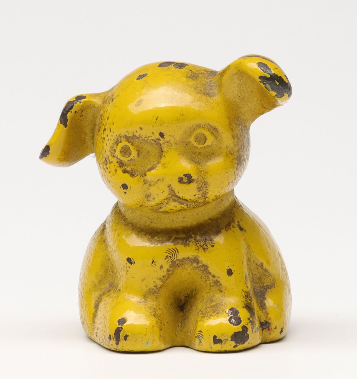 CAST IRON 'PAULS PUP' ADVERTISING PUP PAPERWEIGHT
