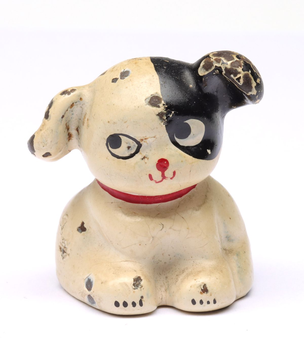 CAST IRON ST. LOUIS ADVERTISING PUP PAPERWEIGHT