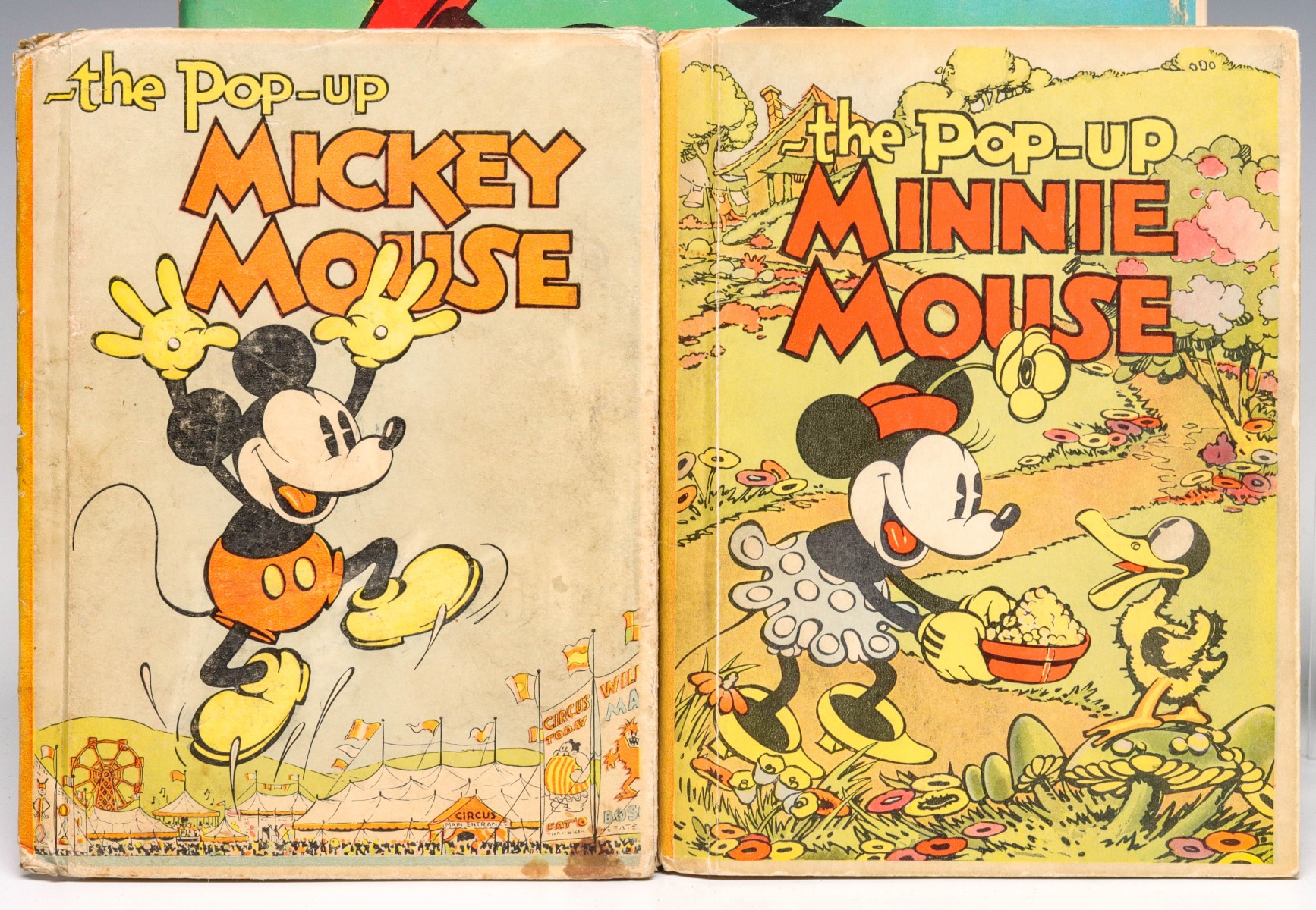 COLLECTION OF MICKEY MOUSE BOOKS INCLUDING POP-UP