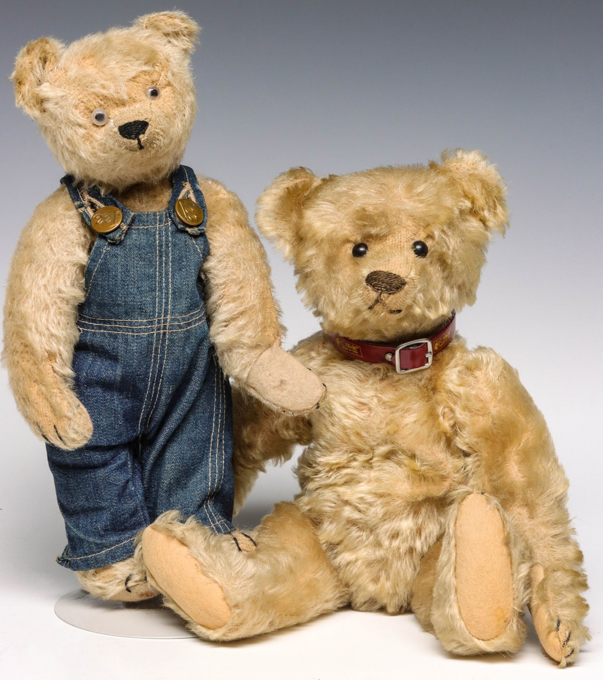 STEIFF QUALITY ANTIQUE TEDDY BEAR PLUS ANOTHER