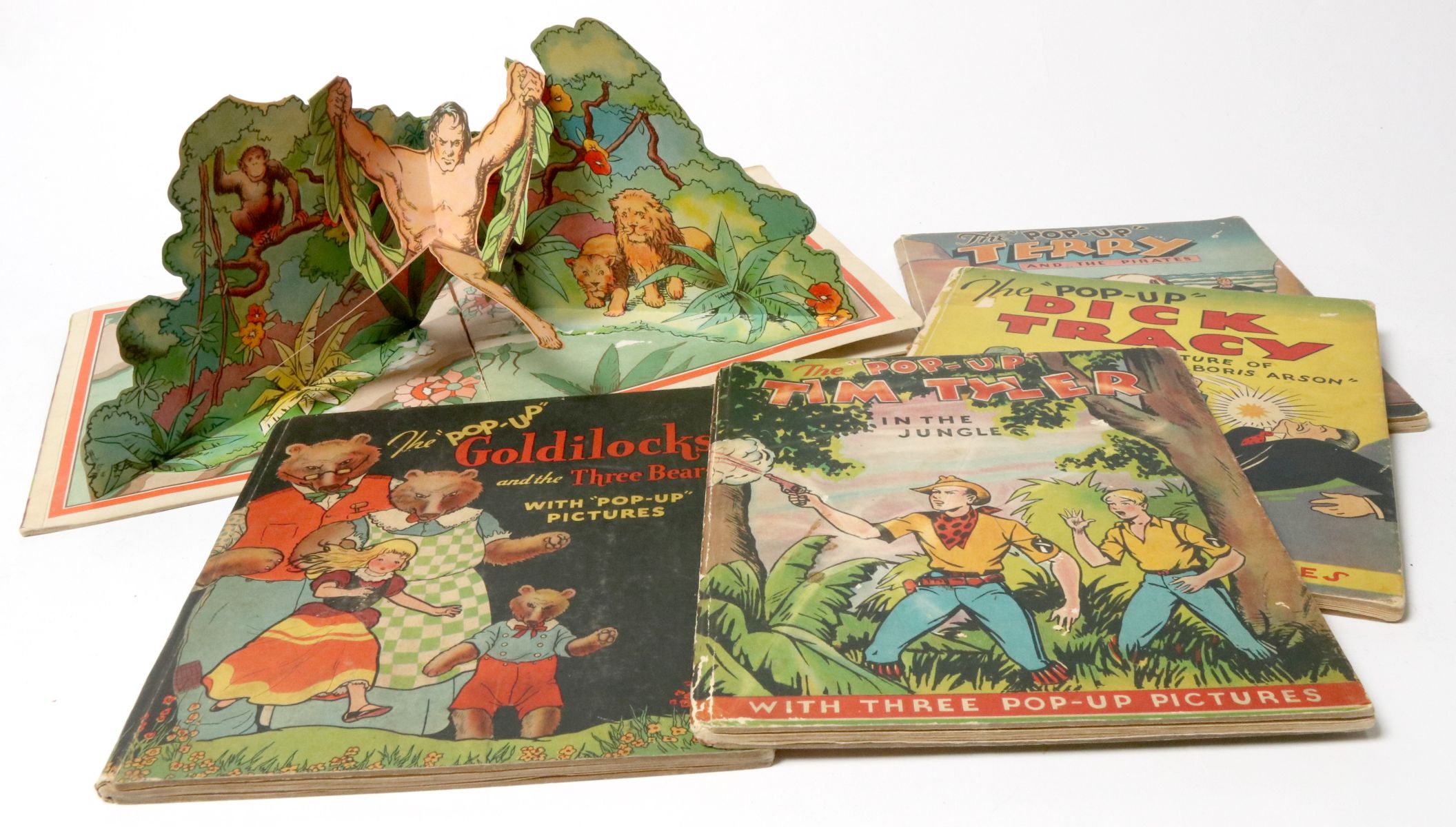 A COLLECTION OF 1930s CHARACTER POP-UP BOOKS