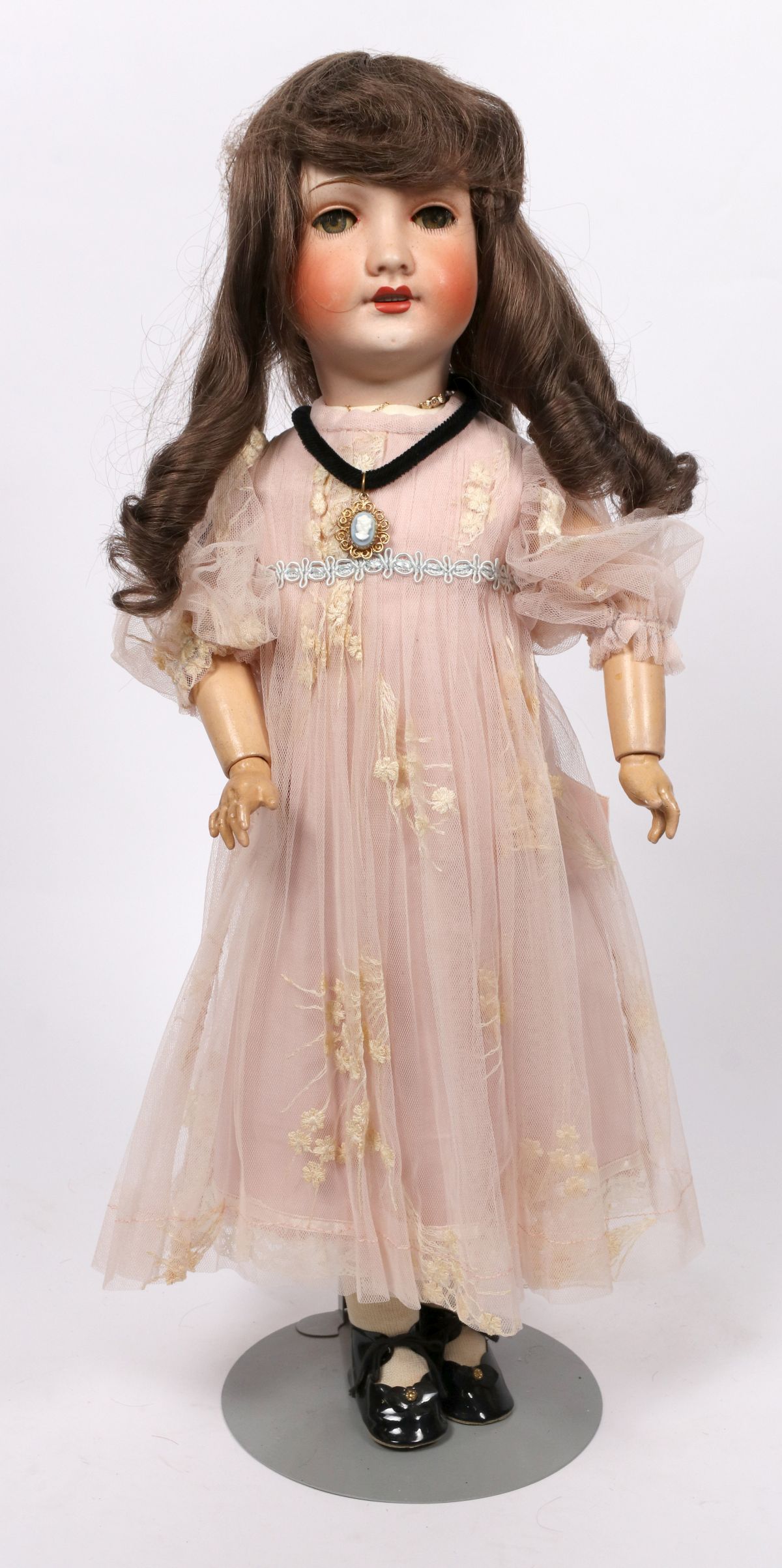 A UNIS FRANCE BISQUE HEAD DOLL