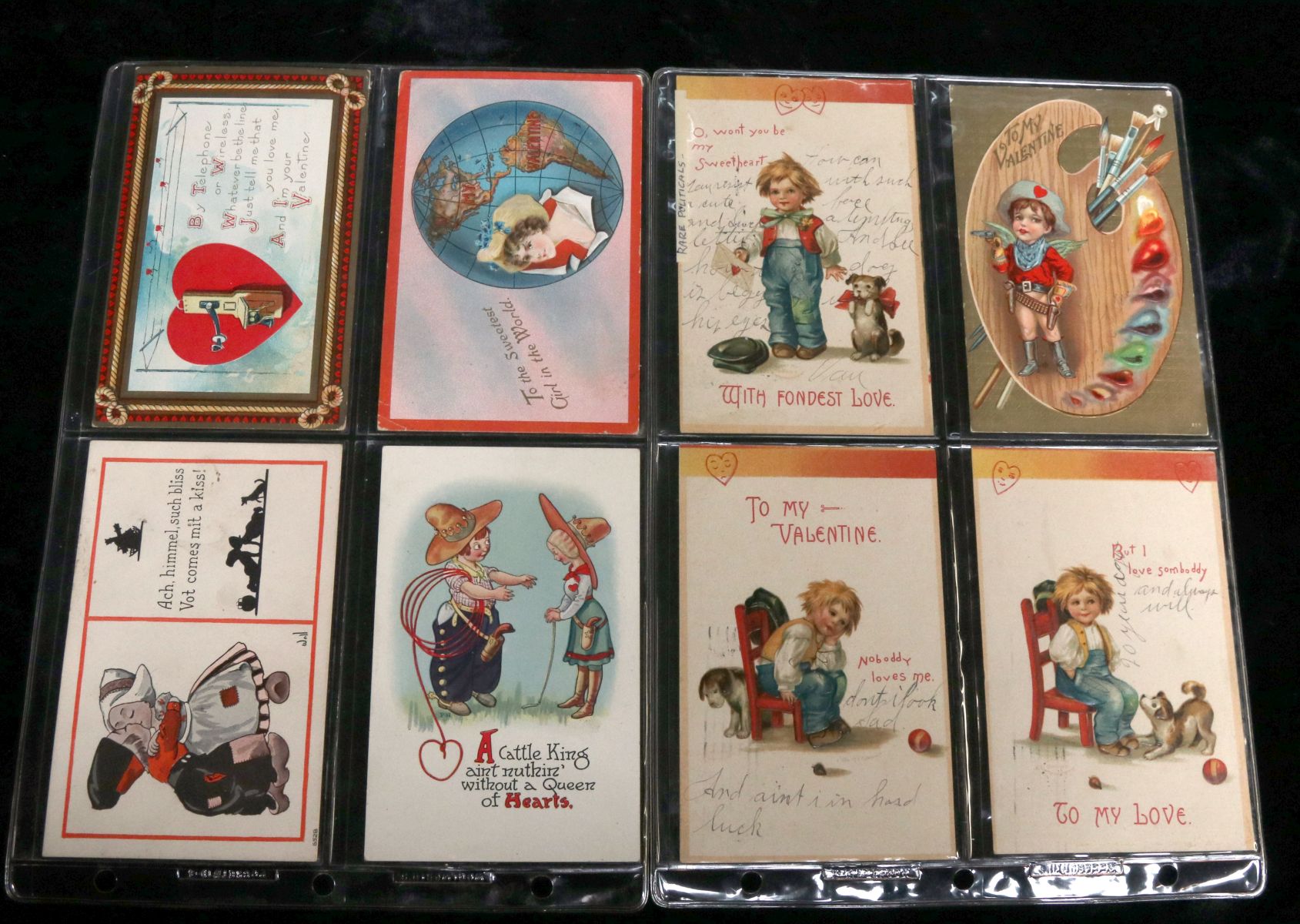A MIXED LOT OF 219 ANTIQUE POST CARDS INCL HALLOWEEN