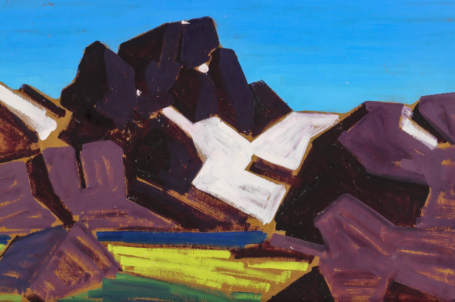 CONRAD BUFF (1886-1975) OIL ON ARTIST'S BOARD