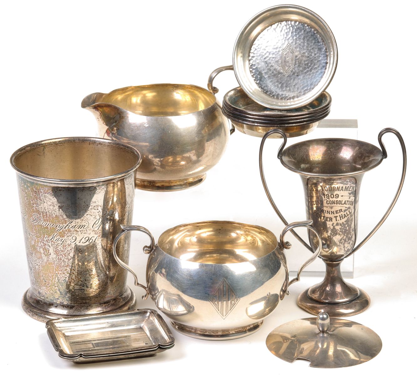 A COLLECTION OF VARIOUS STERLING SILVER ARTICLES